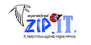 St. Ignatius Zip It Campaign Logo