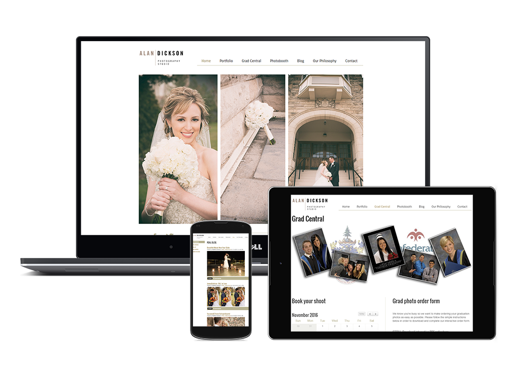 Alan Dickson Photography Website Design