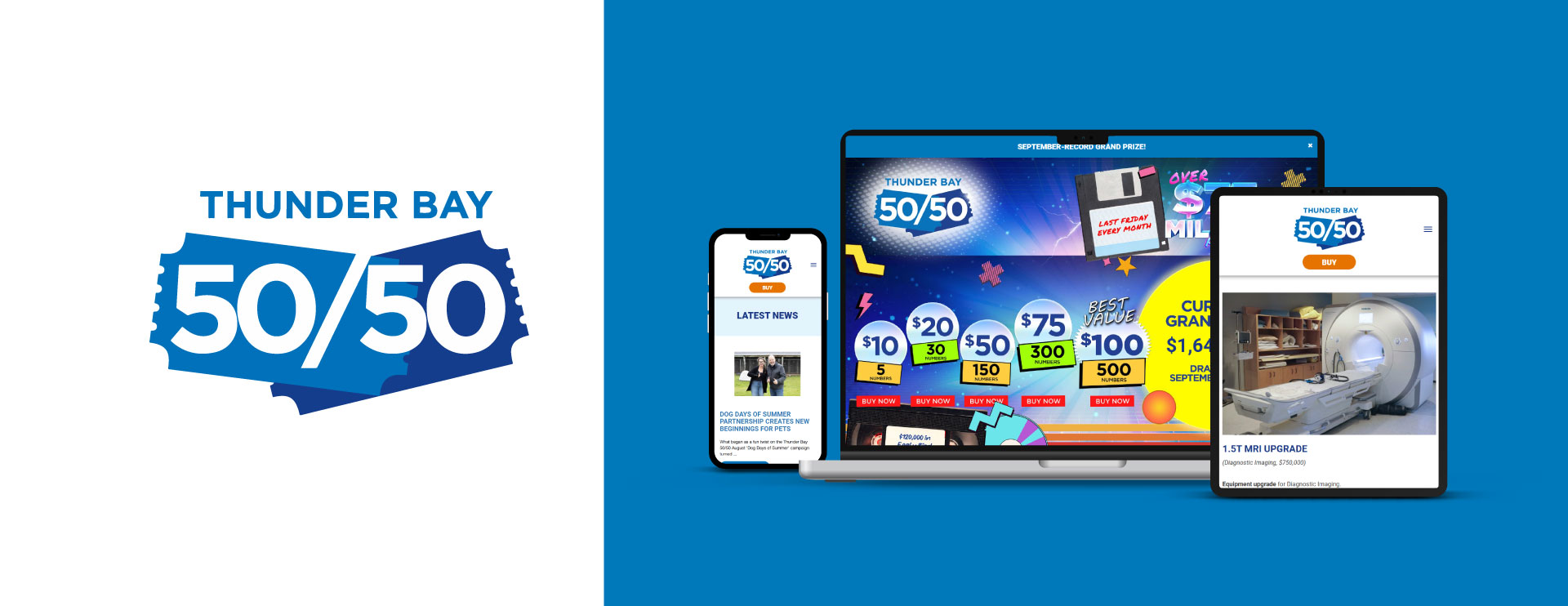 Thunder Bay 50/50 Graphic
