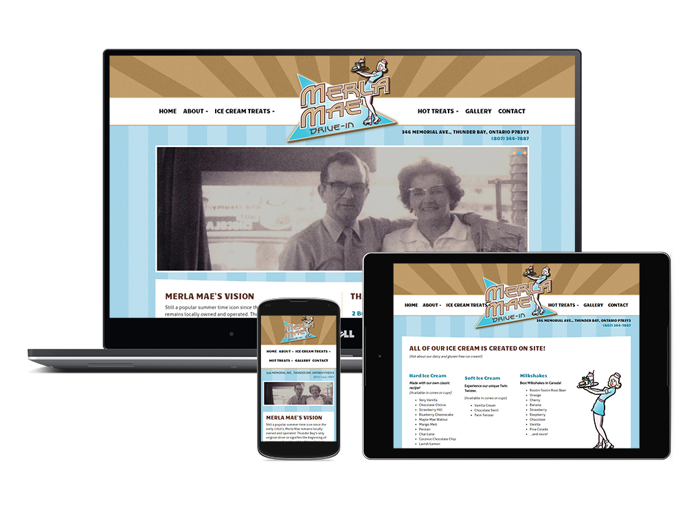 Merla Mae Responsive Website Design