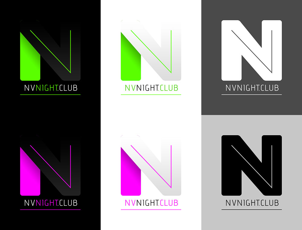 NV Nightclub Logo Concepts