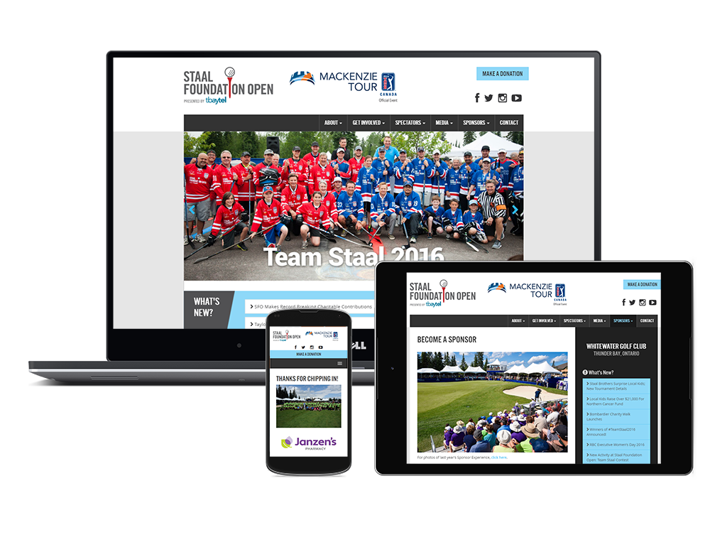 Staal Foundation Open Responsive Website Design